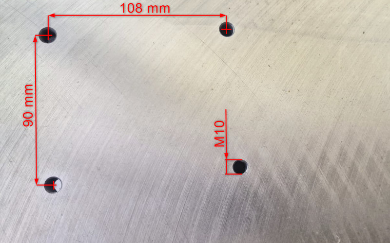 Spodní frézka NIKMANN T1002 - příprava pro podavač materiálu